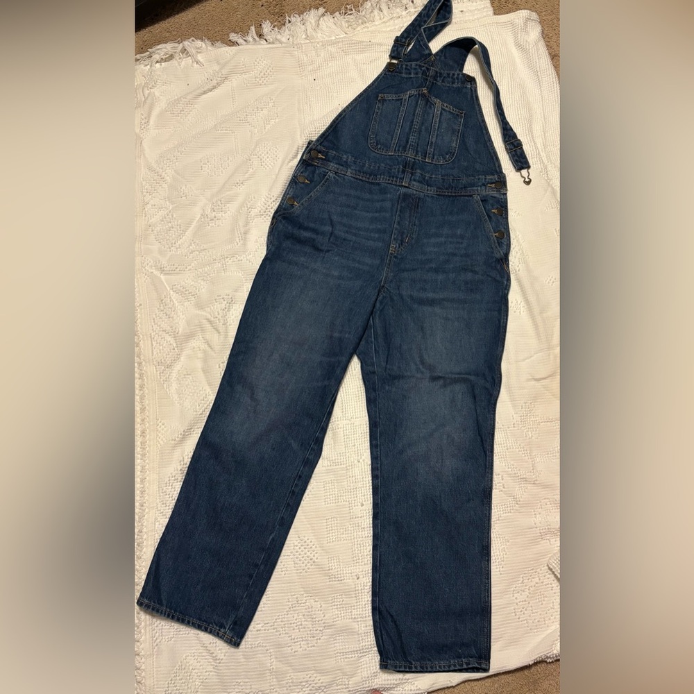 Old Navy Women's Blue Denim Overalls
